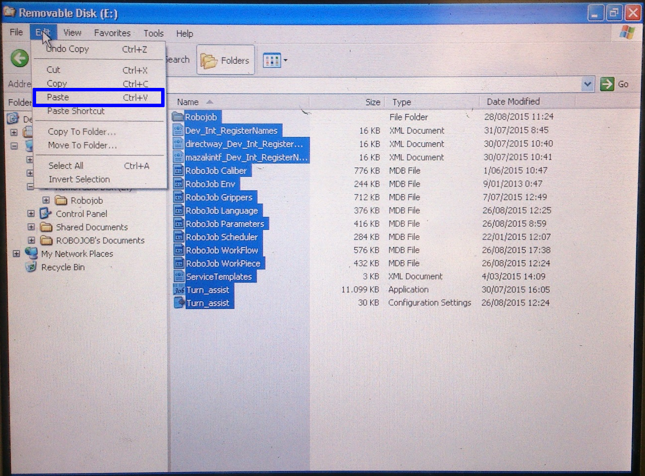 ipc wXPTA desktop explorer usbDrive action pasteFiles