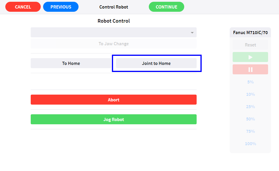 jobcontrol robot jointToHomeWithJogRobot