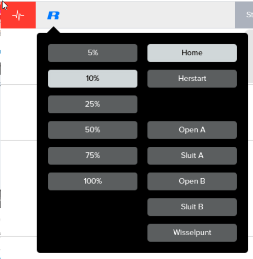 multiAssist robotMenu button home