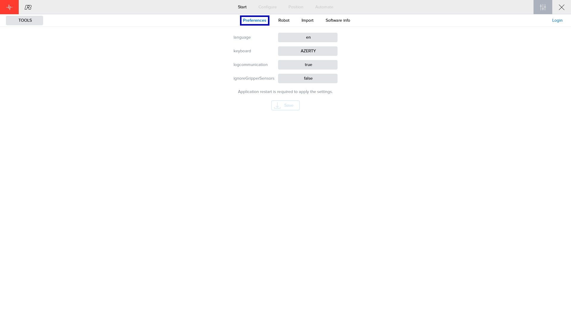 multiAssist settings tools button preferences