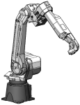 robot 3D drawing