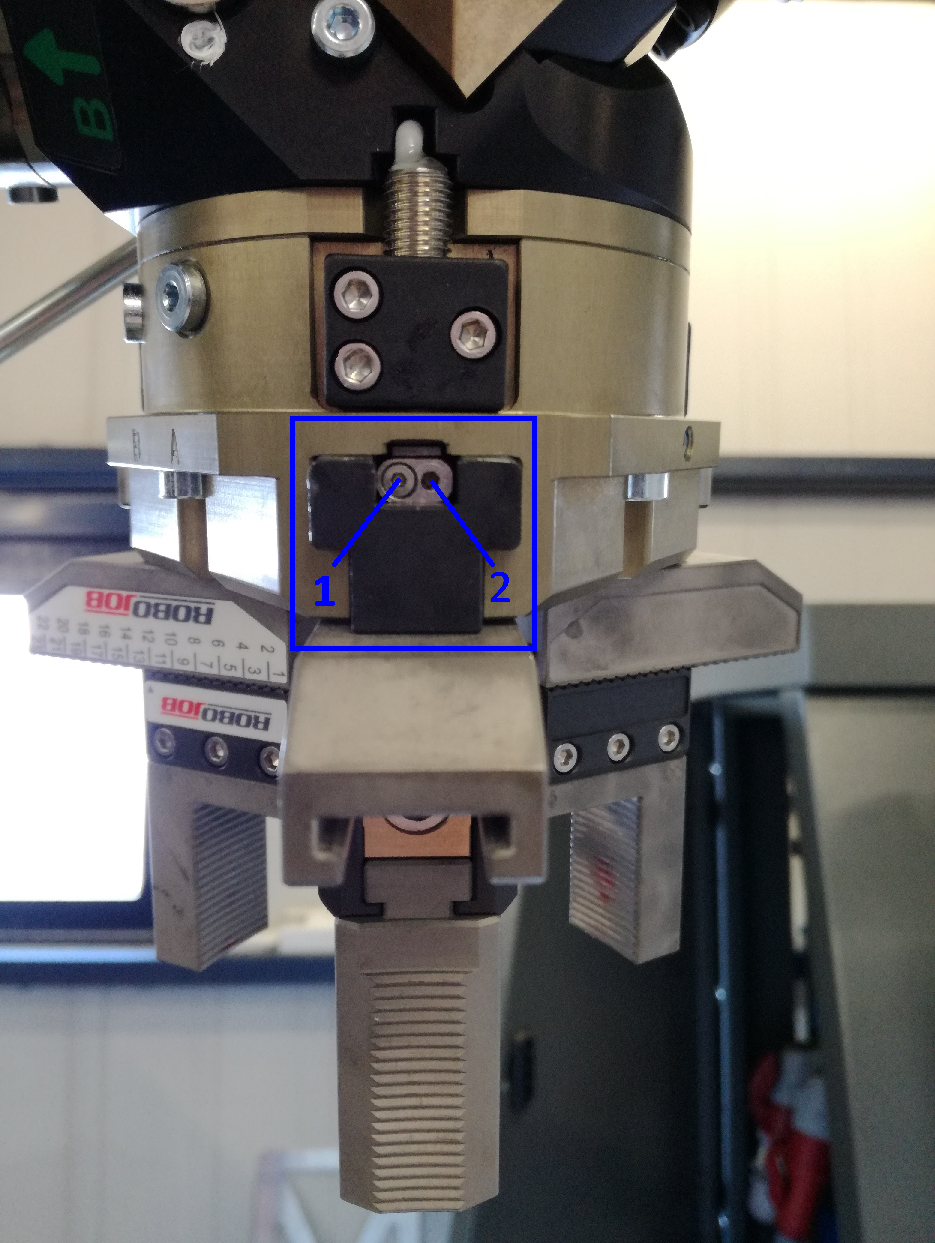 robot gripperbody sensor adjustment screws
