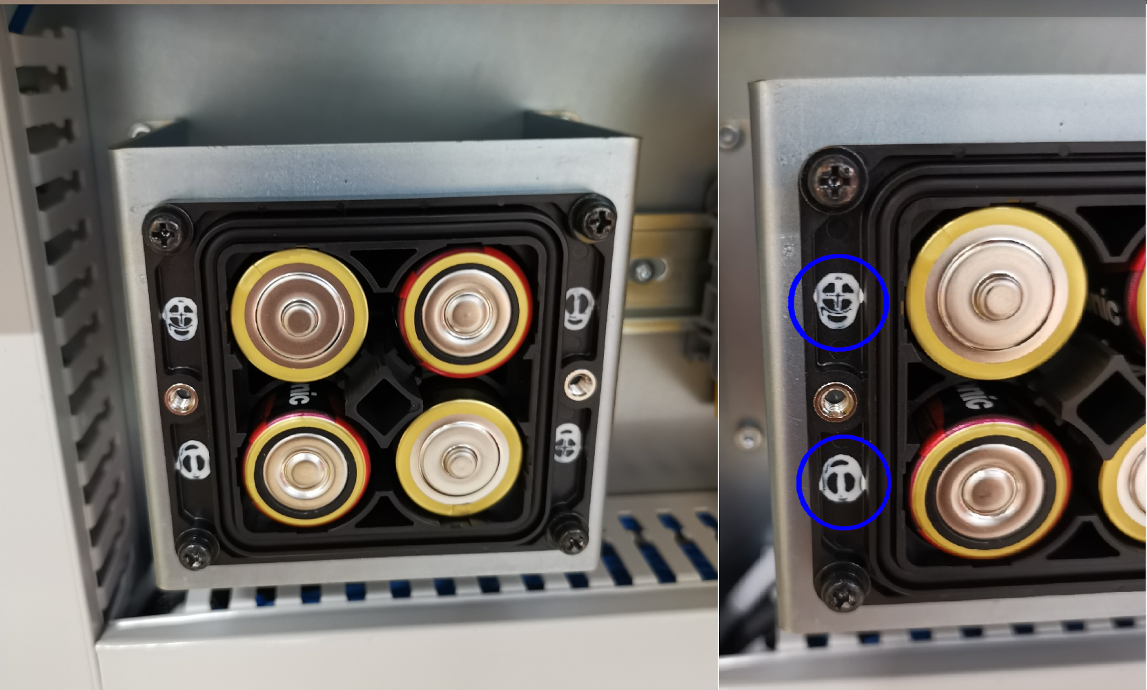 stacker batteries seperatedTable