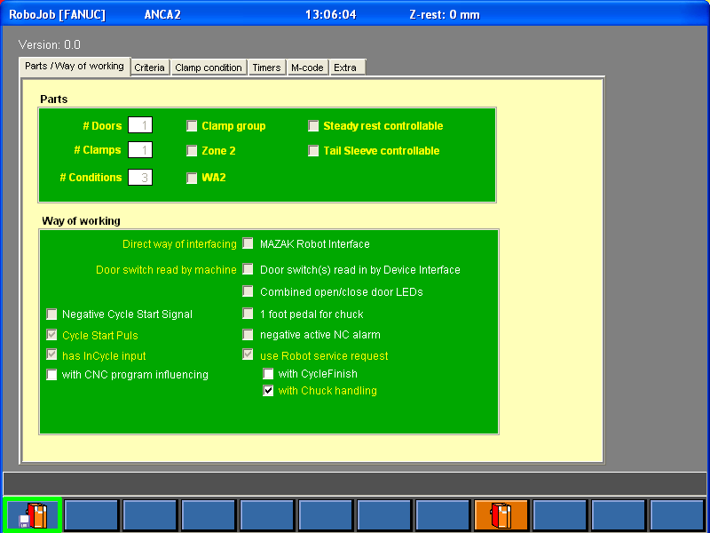 turnAssist main settings deviceInterface button transfer