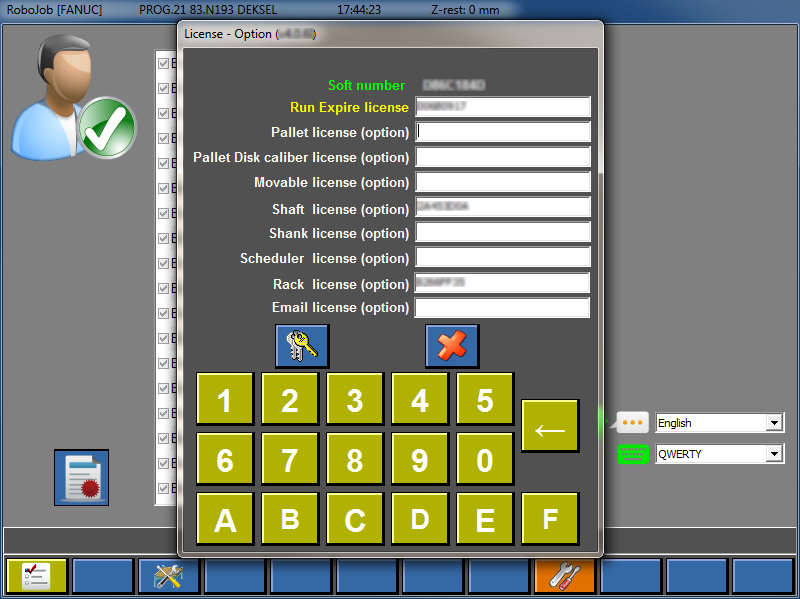 turnAssist main settings options license